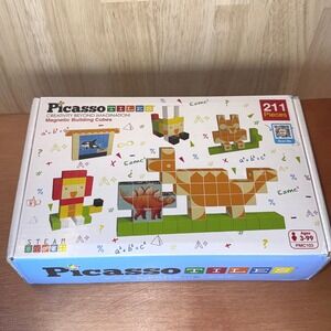 PicassoTiles 211 Piece Magnetic Building Cubes STEAM Educational Toy PMC103